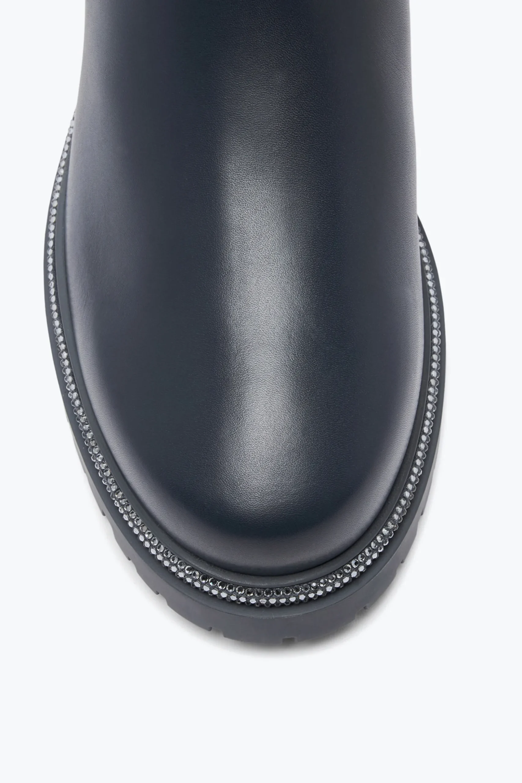 Botte Cleo grise avec cristaux argentés 25