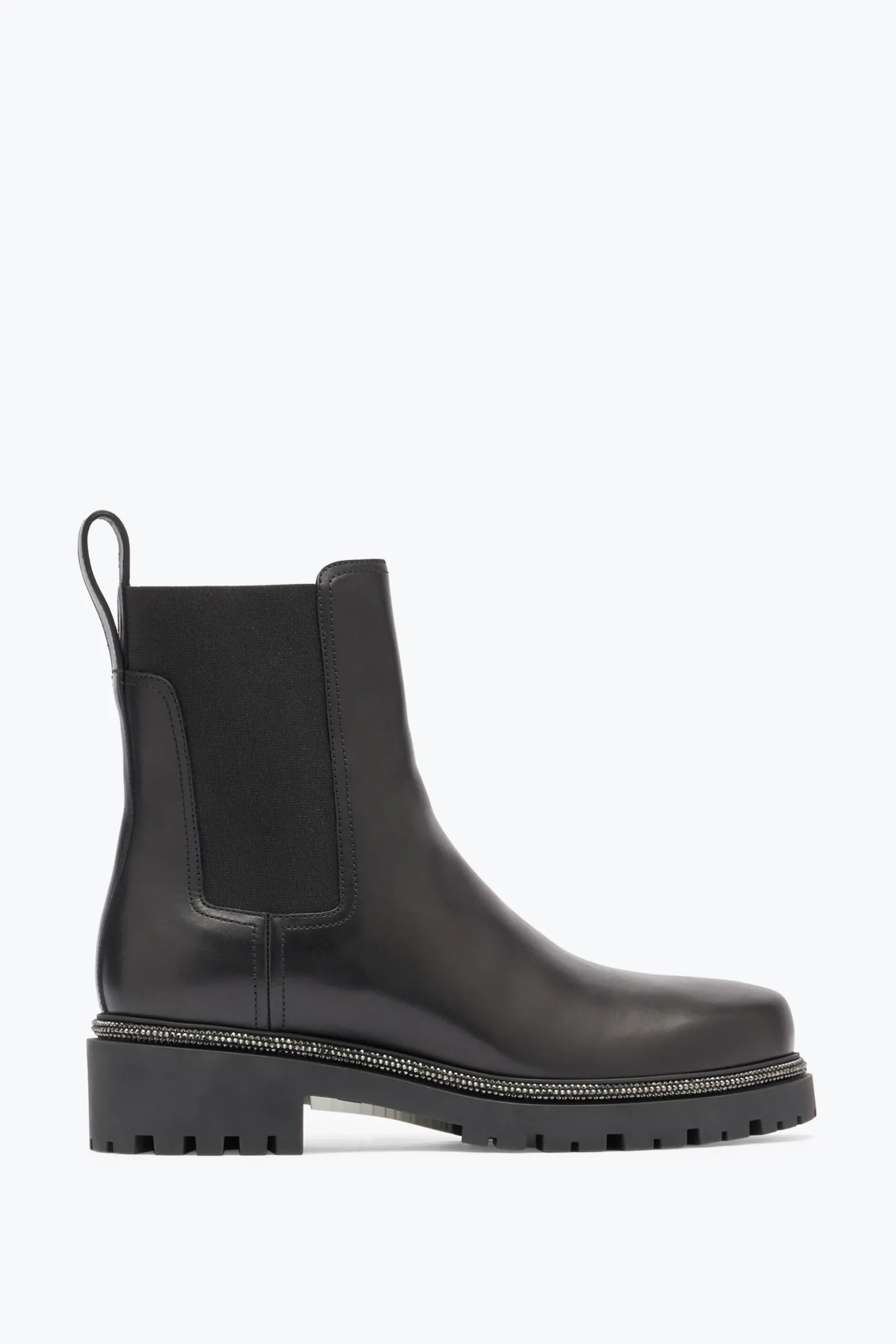 Bottes En Cuir Noir Bika