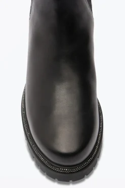 Bottes En Cuir Noir Bika