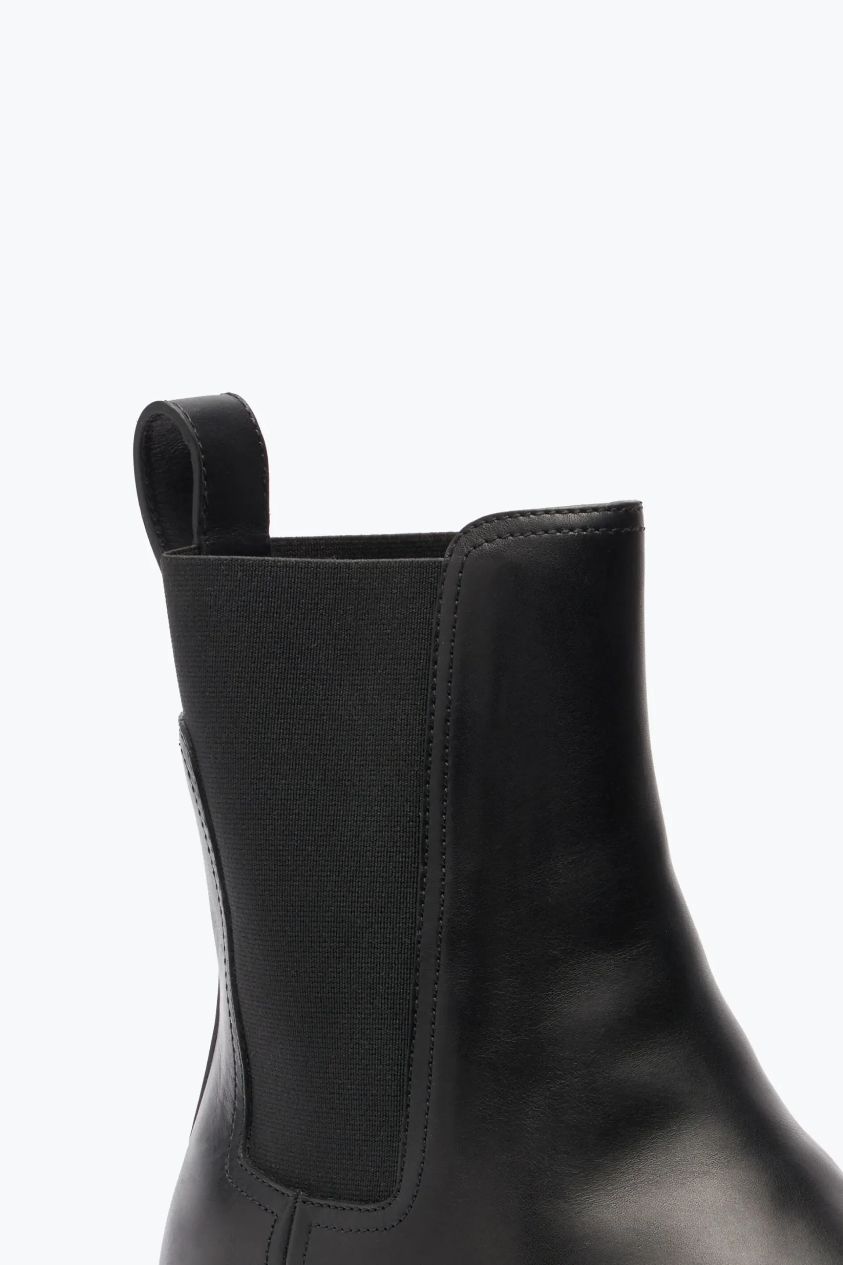 Bottes En Cuir Noir Bika