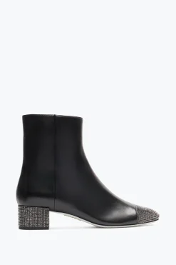 Bottine Bonnie en cuir noir 40