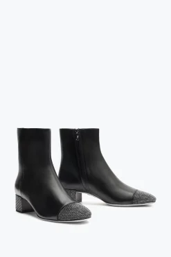 Bottine Bonnie en cuir noir 40
