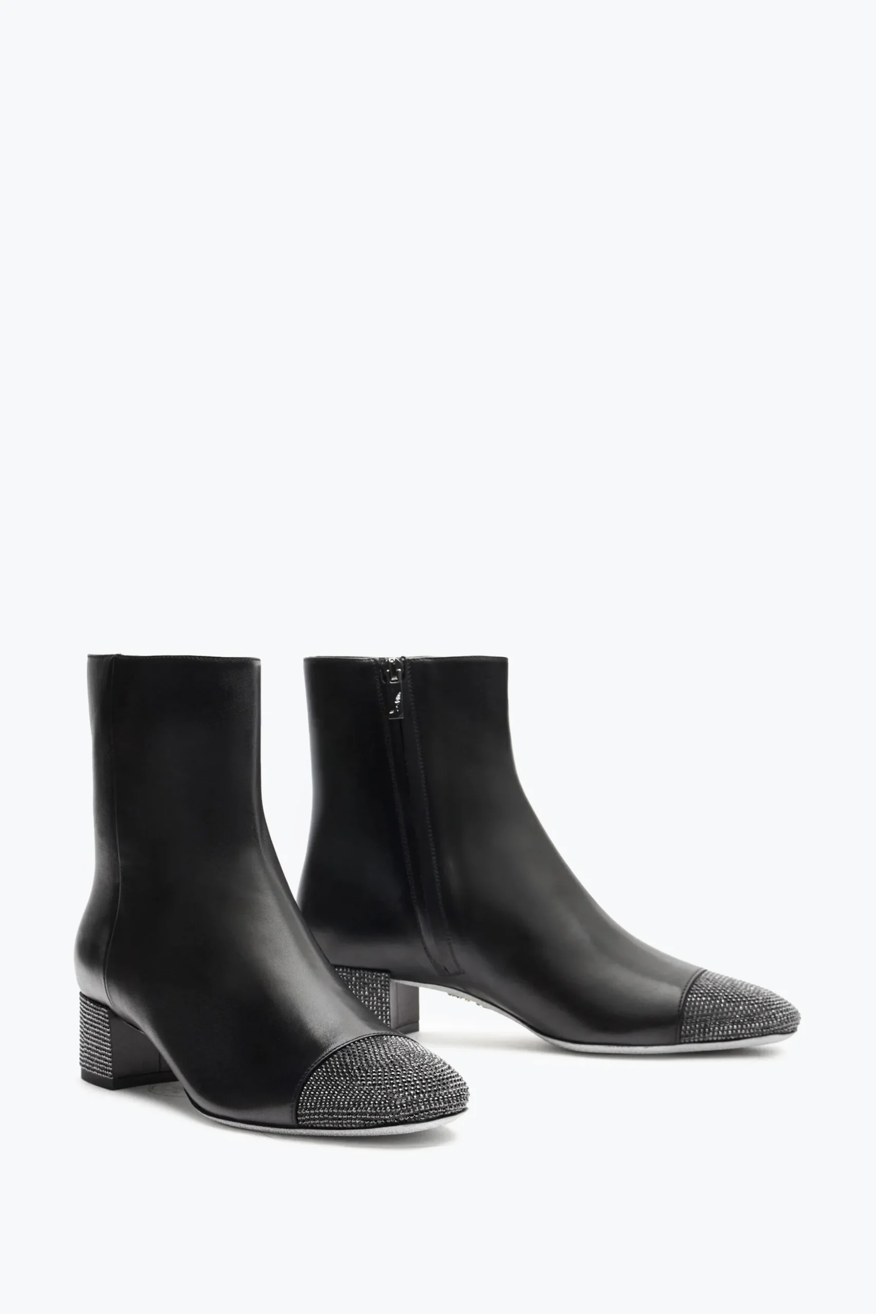 Bottine Bonnie en cuir noir 40