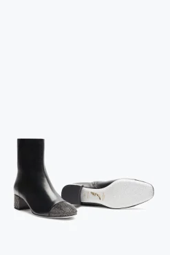 Bottine Bonnie en cuir noir 40