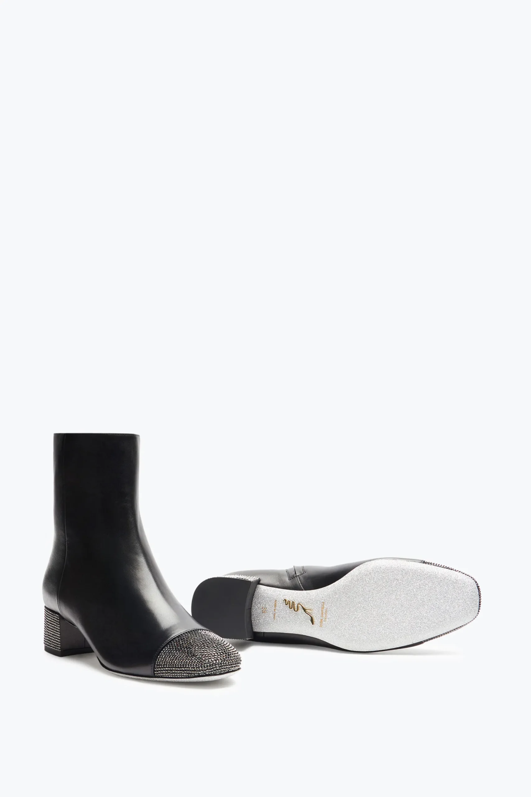 Bottine Bonnie en cuir noir 40