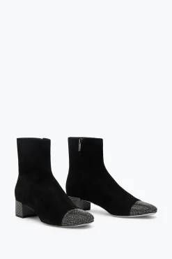 Bottine Bonnie En Daim Noir 40