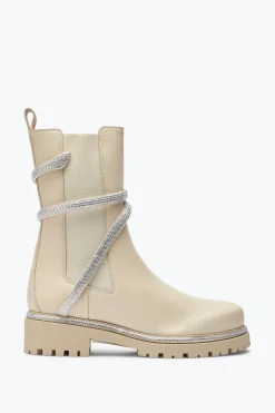 Bottine Cleo blanc en cuir 25