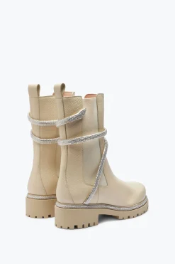 Bottine Cleo blanc en cuir 25