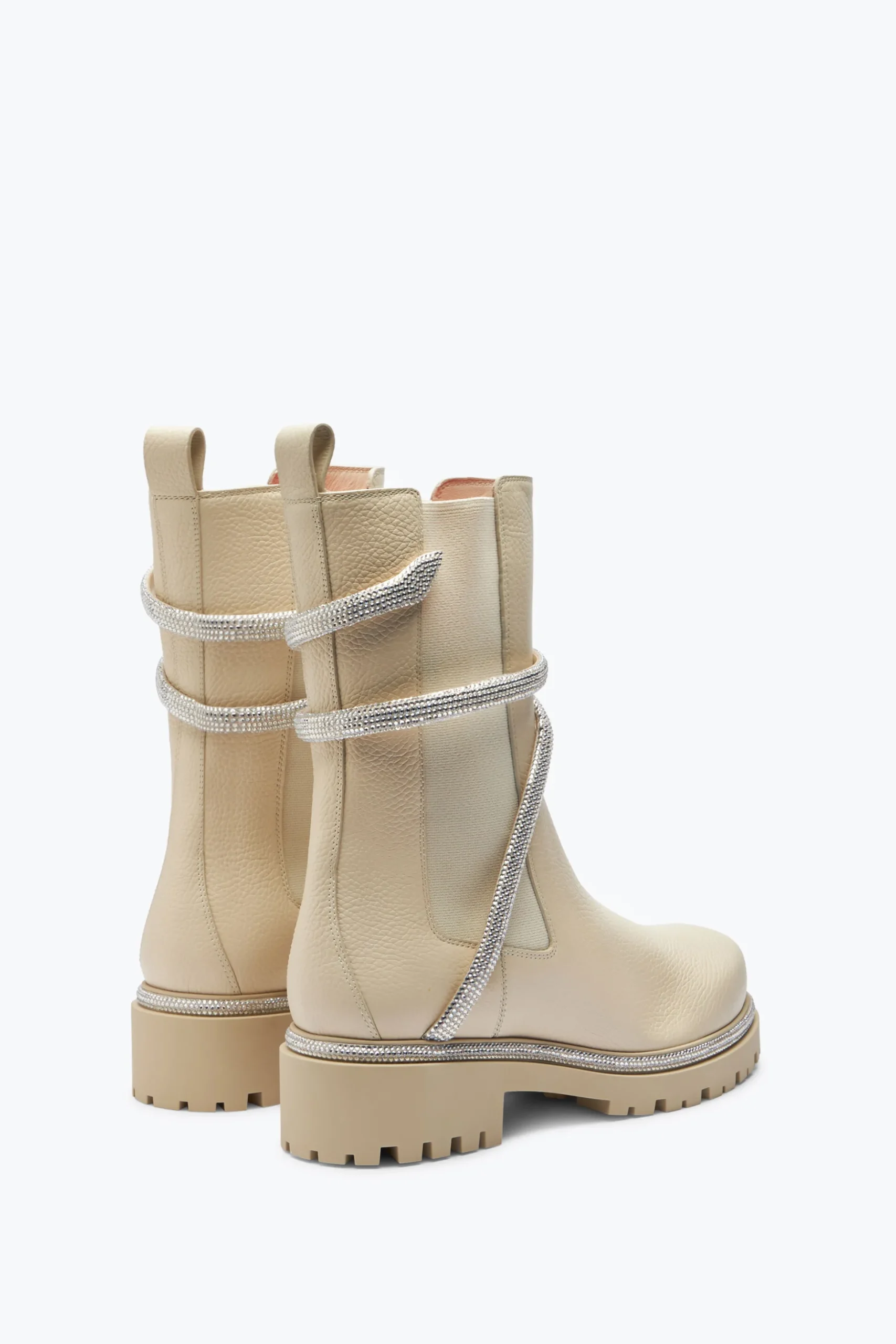 Bottine Cleo blanc en cuir 25