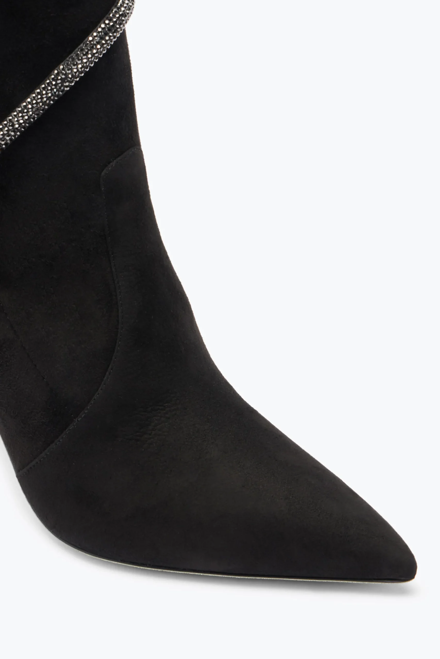 Bottine Cleo Noire Avec Cristaux 100