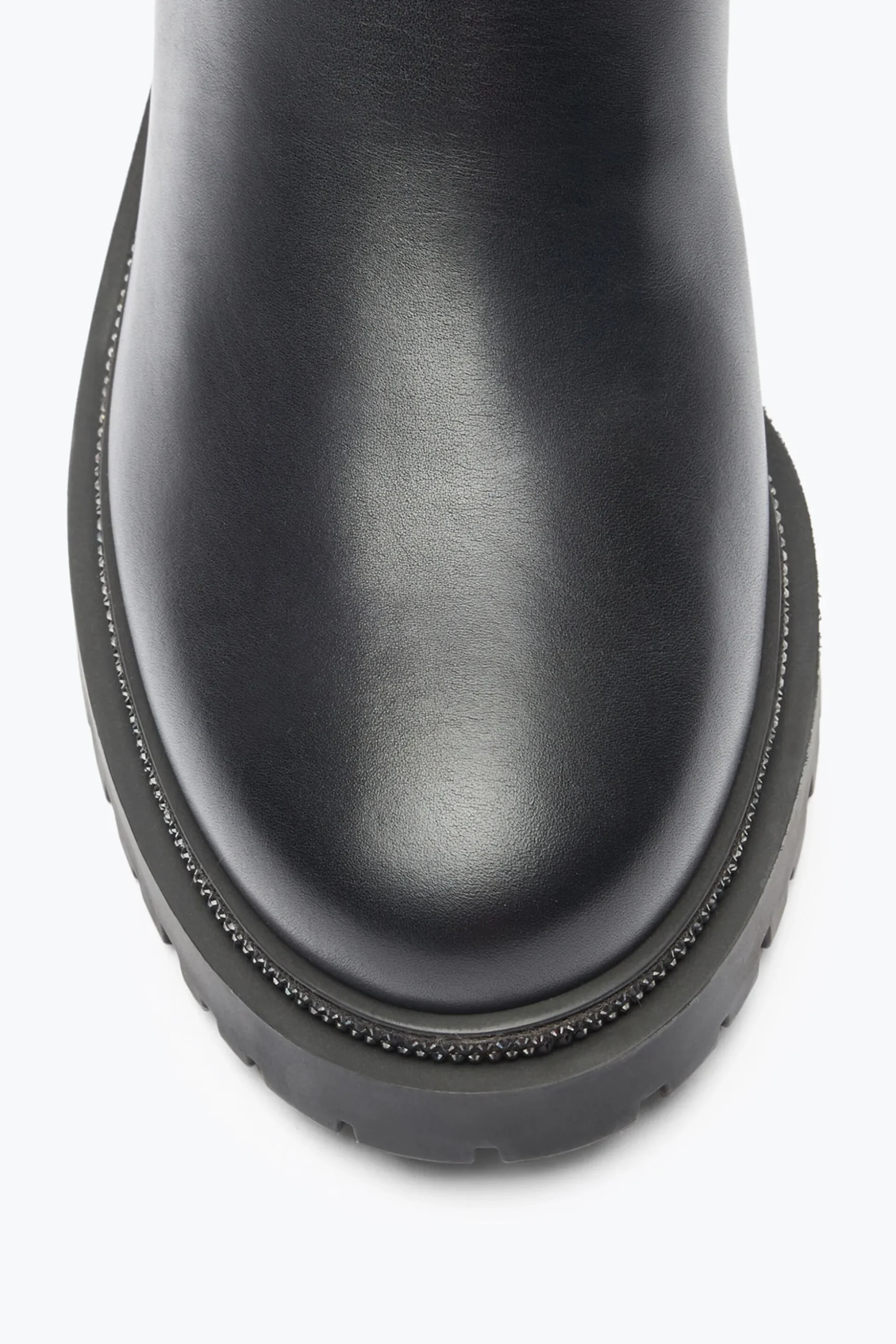 Bottine Cleo Noire Avec Cristaux 60