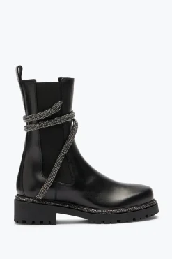Bottines Motardes Noires Cleo Combat
