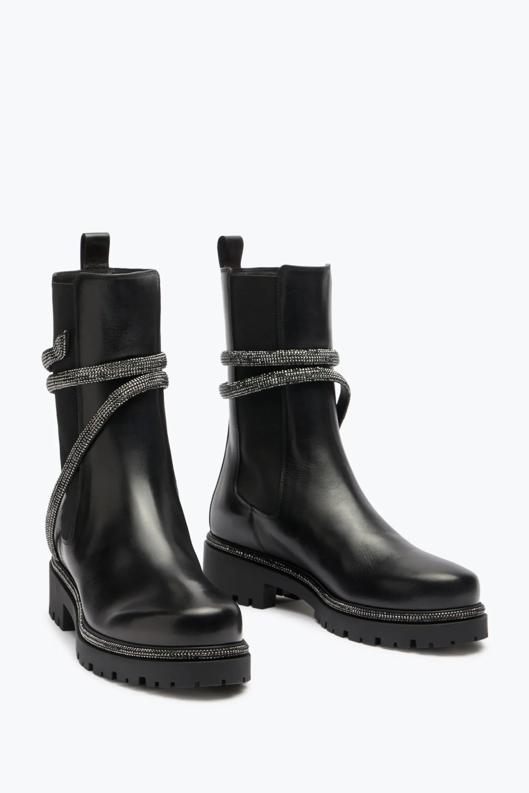 Bottines Motardes Noires Cleo Combat