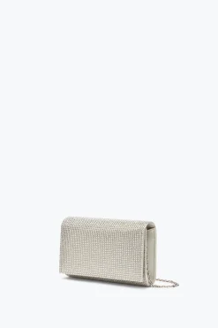 Clutch Orné De Bijoux Argent Aida