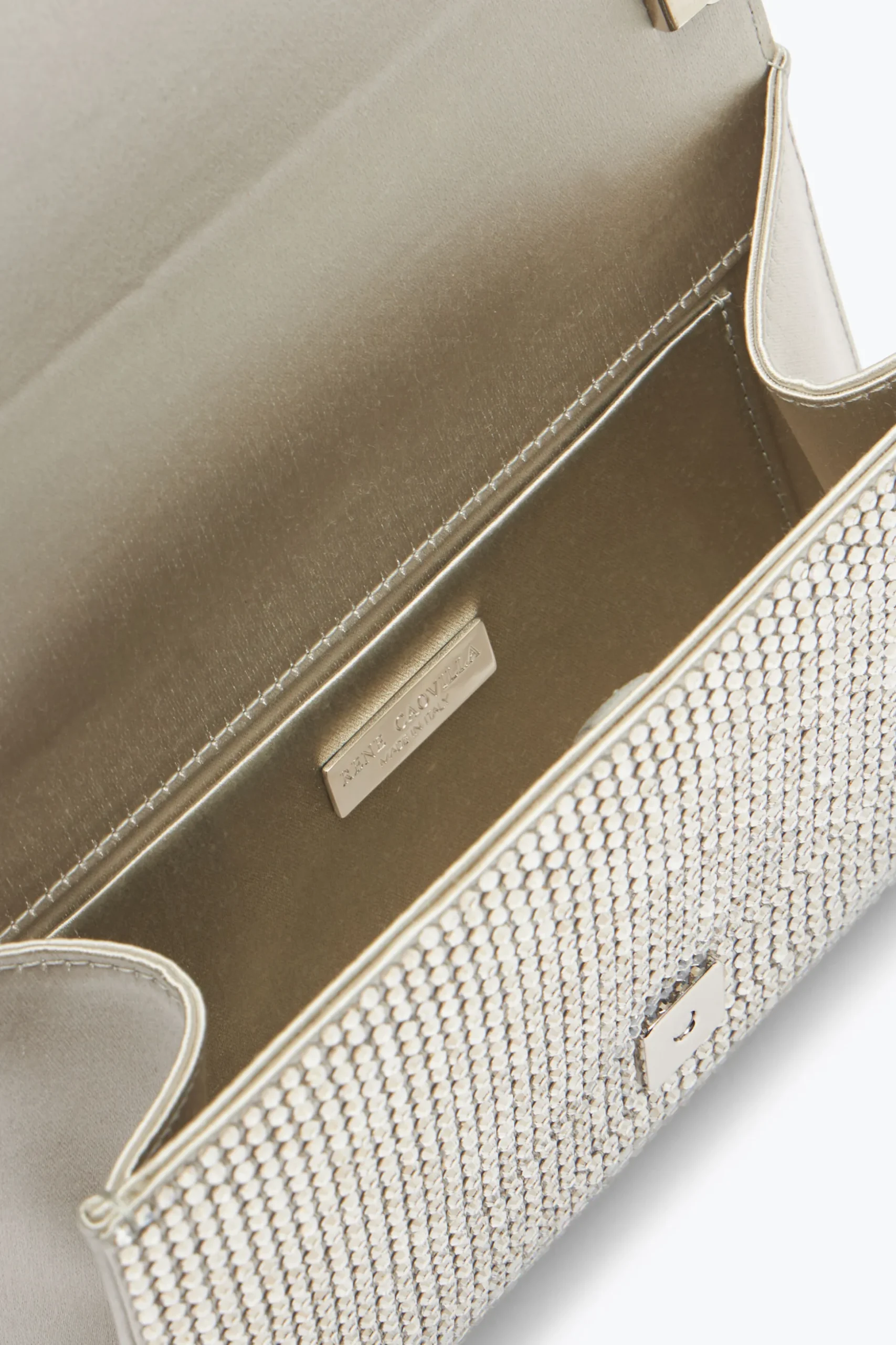 Clutch Orné De Bijoux Argent Aida