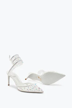 Escarpin Chandelier blanc 80