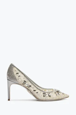 Escarpin Cinderella Argent 80