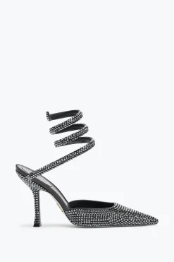 Escarpin Cleo Anthracite Avec Cristaux 105