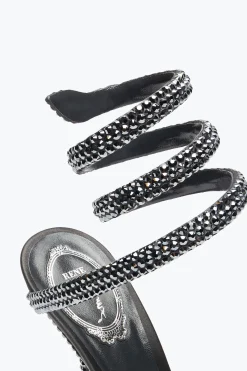 Escarpin Cleo Anthracite Avec Cristaux 105