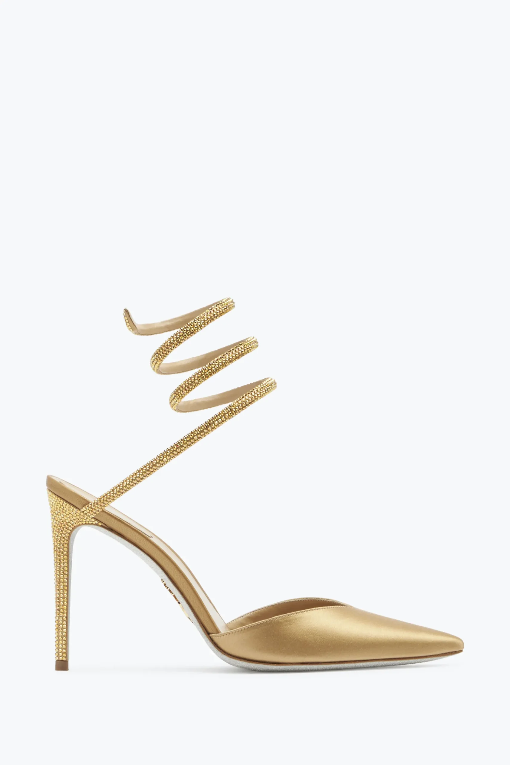 Escarpin Cleo Champagne Avec Cristaux 105