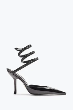Escarpin Cleo Noir Avec Cristaux 105