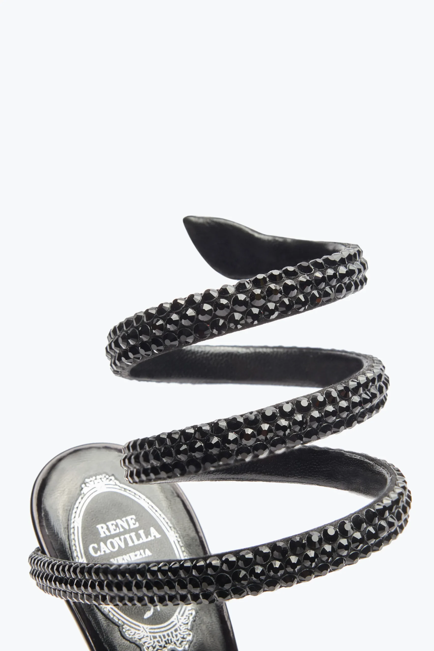 Escarpin Cleo Noir Avec Cristaux 105