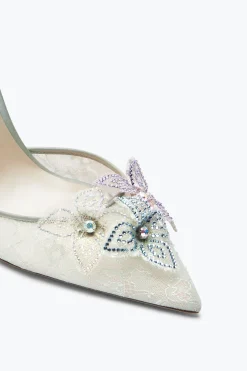 Escarpin Floriane bleu poudré 105