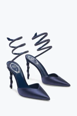 Escarpin Margot bleu nuit 105