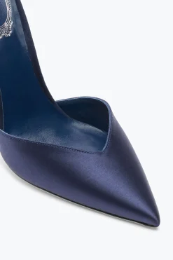 Escarpin Margot bleu nuit 105