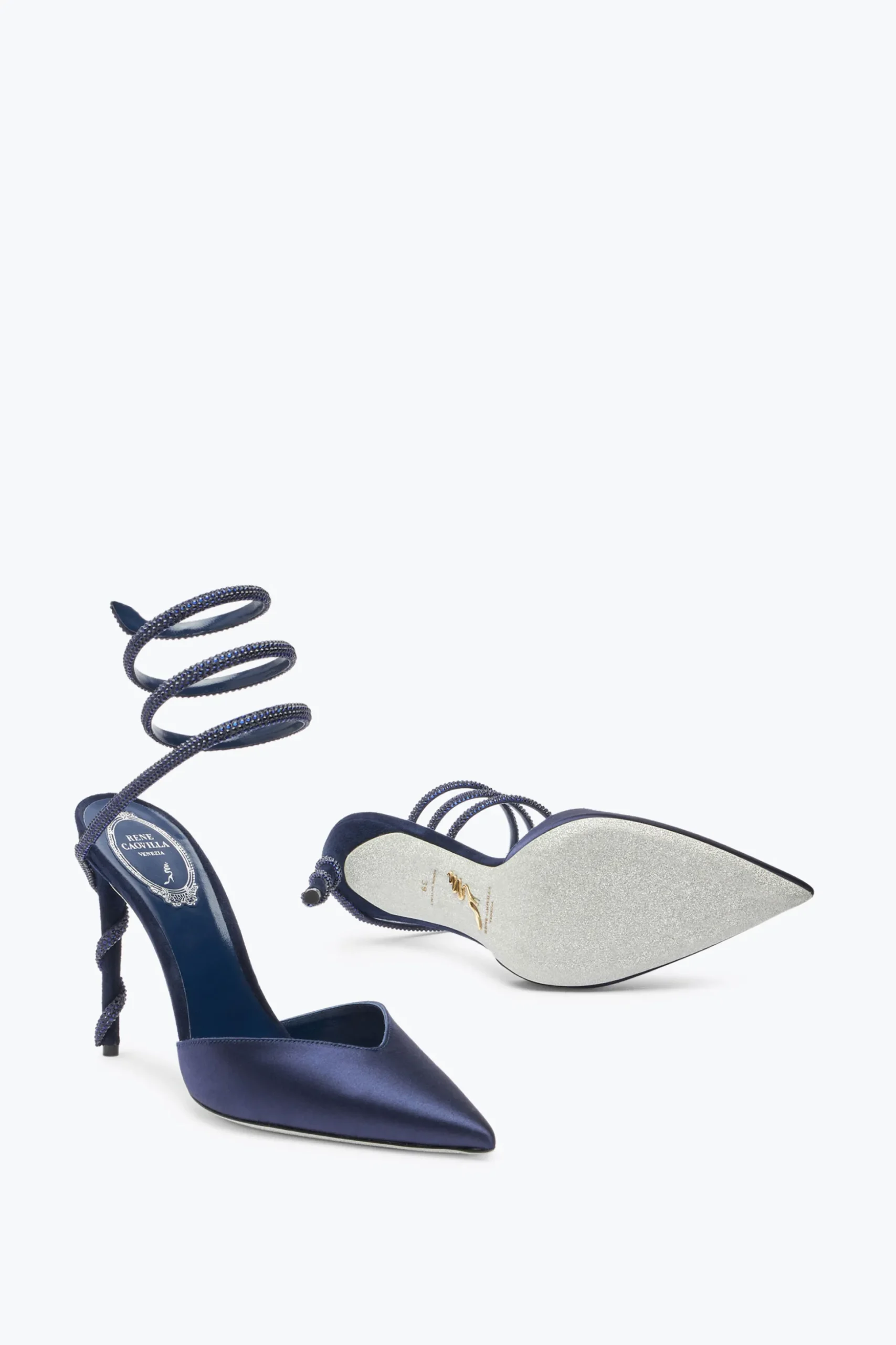 Escarpin Margot bleu nuit 105