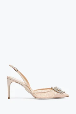 Escarpin slingback Barbara nude 80