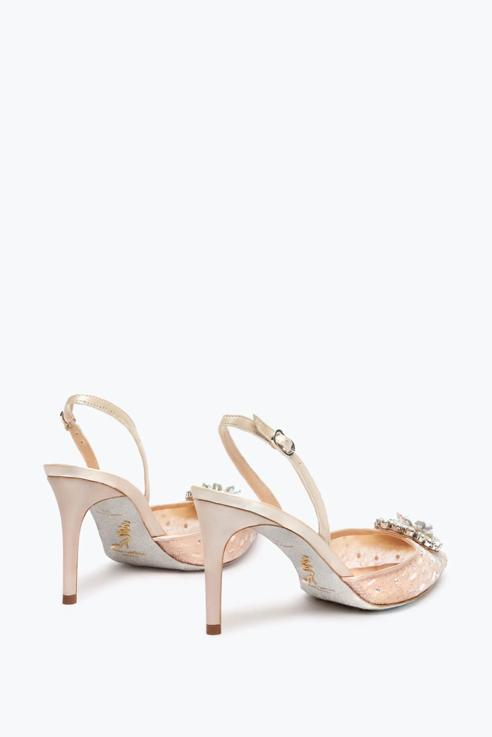 Escarpin slingback Barbara nude 80