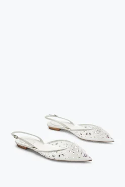 Escarpin Slingback Cinderella Blanc 10