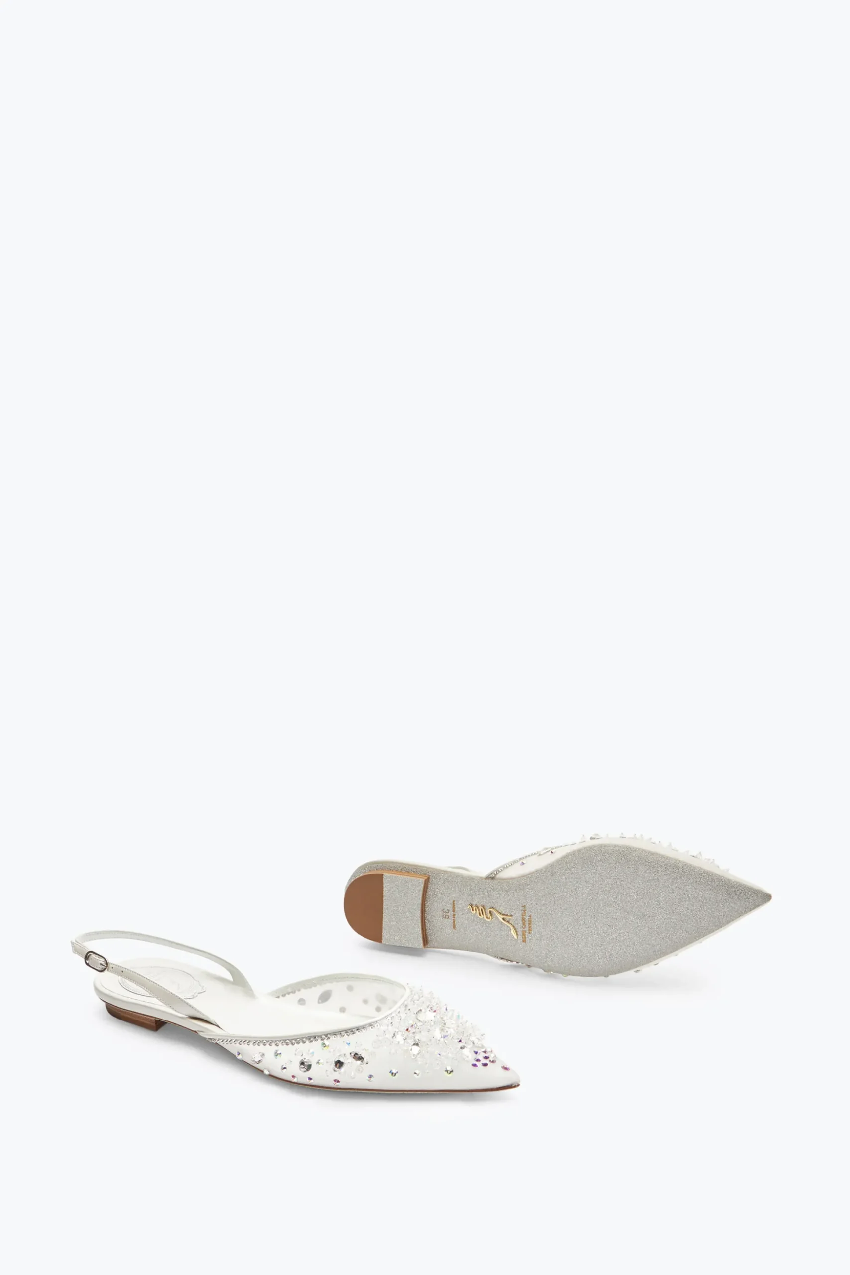 Escarpin Slingback Cinderella Blanc 10