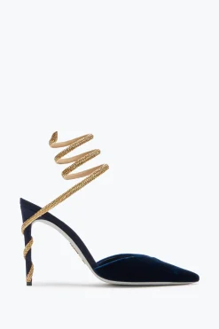Escarpin Slingback Margot Bleu Intense 105