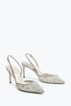 Escarpins Argentés Cinderella 75