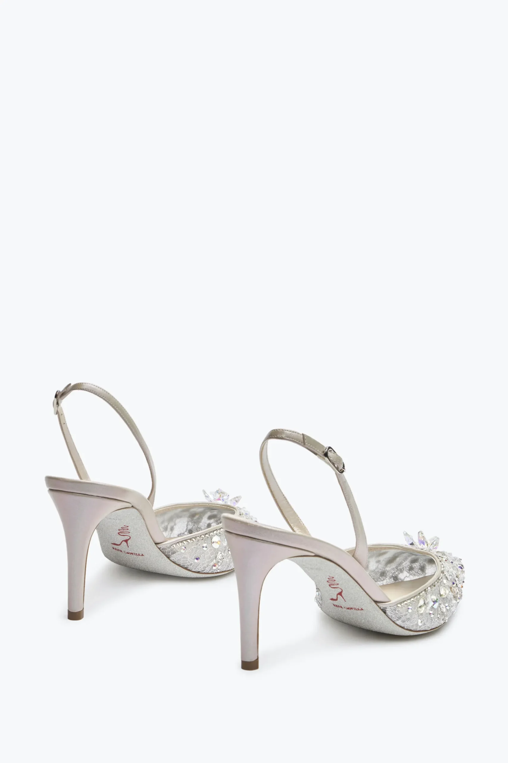 Escarpins Argentés Cinderella 75