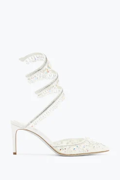 Escarpins Bijoux En Blanc Chandelier 75