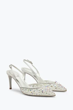 Escarpins Blancs Cinderella 75