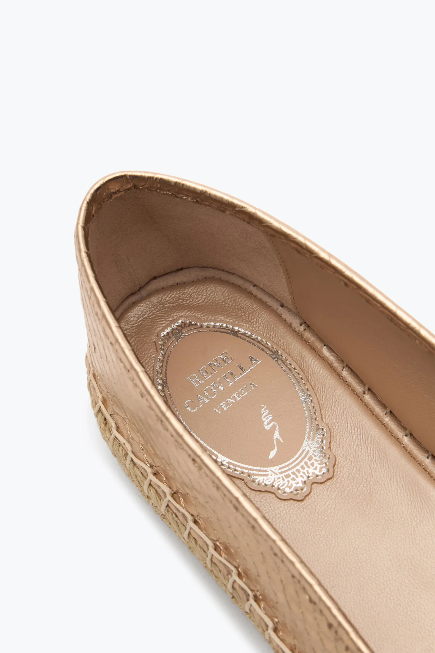 ESPADRILLE EDEN OR AVEC CRISTAUX 10