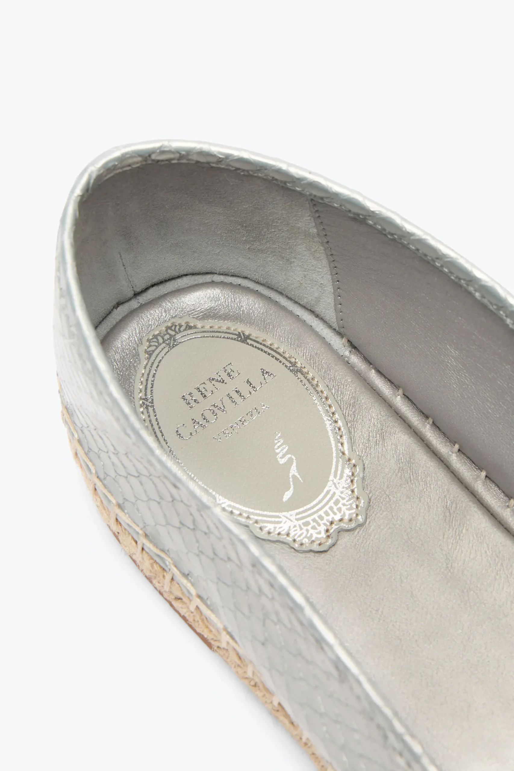 ESPADRILLES EDEN EN CUIR D’AYERS IVOIRE AVEC CRISTAUX 10