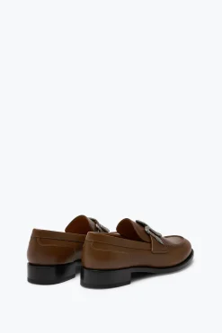 Mocassin Morgana Marron avec Cristal Argenté 20