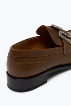 Mocassin Morgana Marron avec Cristal Argenté 20