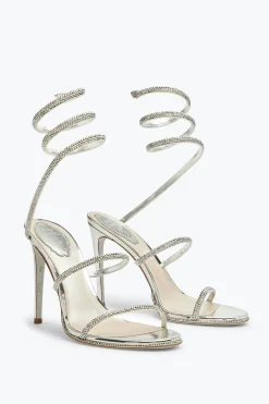 Sandale Argent Avec Cristaux Cleo 105