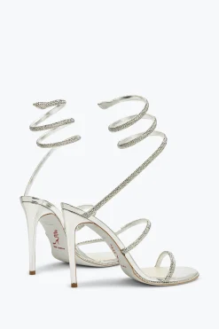 Sandale Argent Avec Cristaux Cleo 105