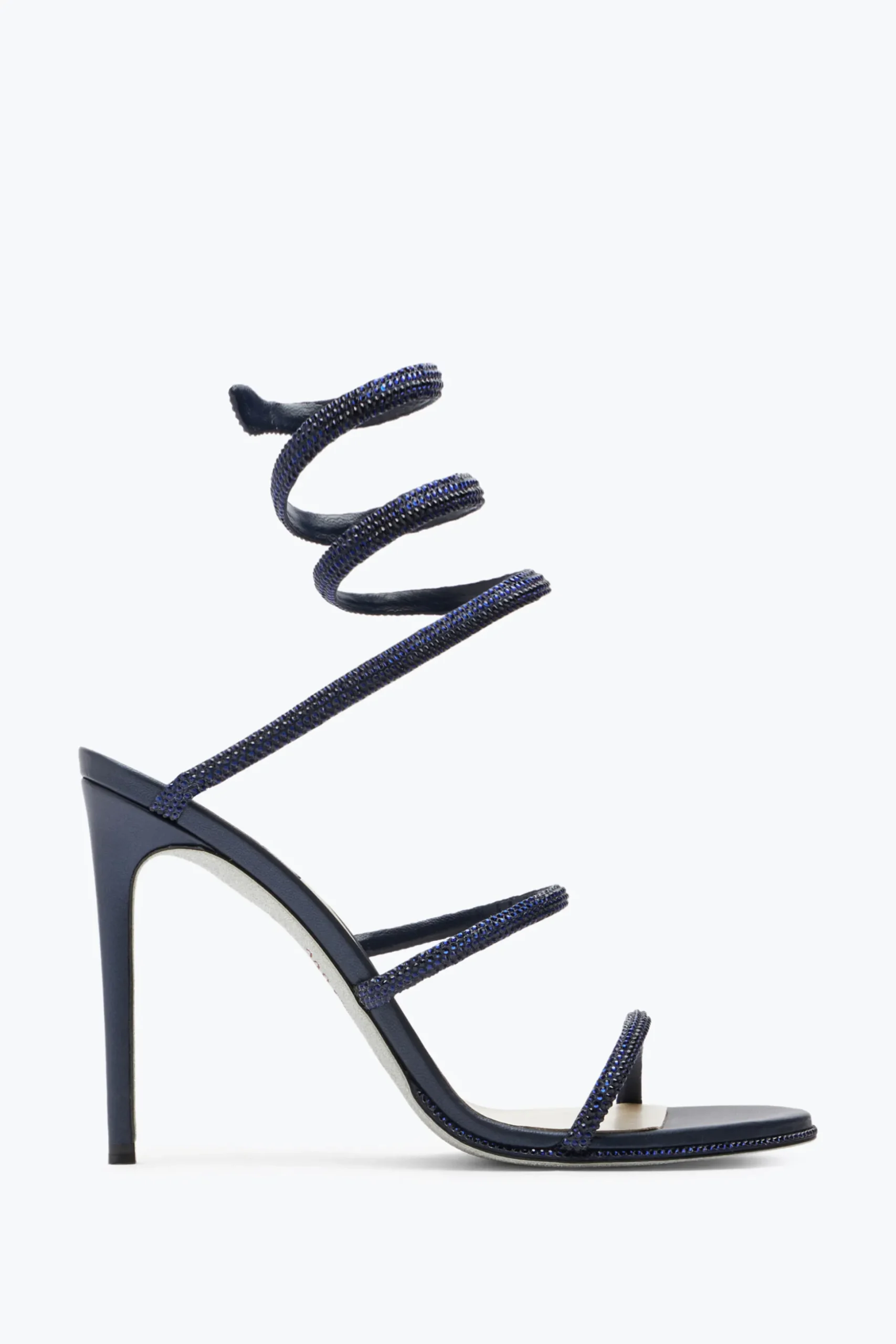Sandale Bleu Foncé Avec Cristaux Cleo 105
