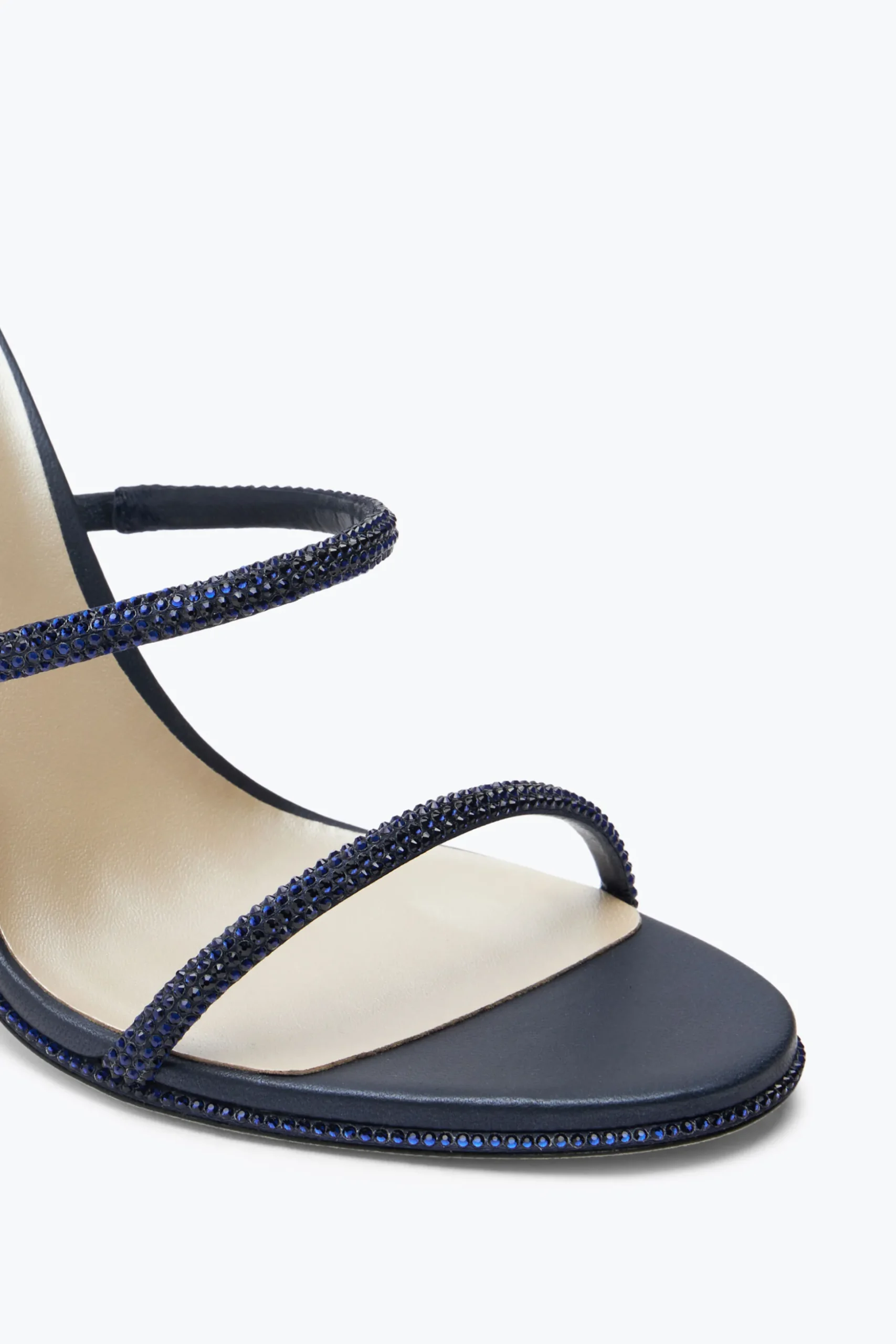 Sandale Bleu Foncé Avec Cristaux Cleo 105