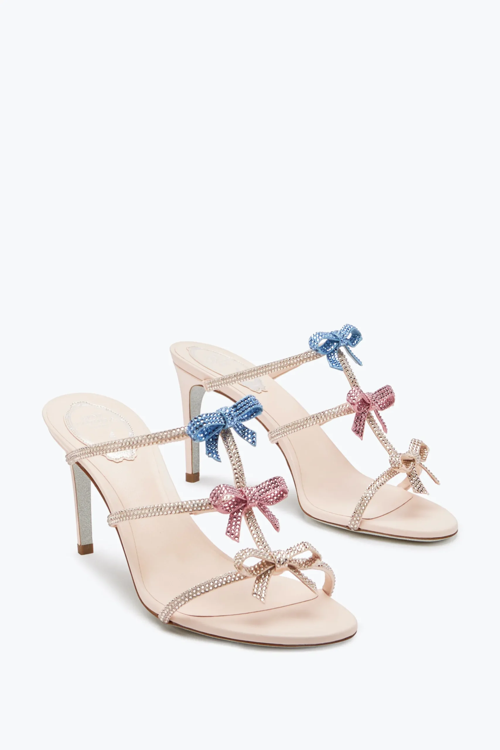 Sandale Caterina avec cristaux multicolores 80