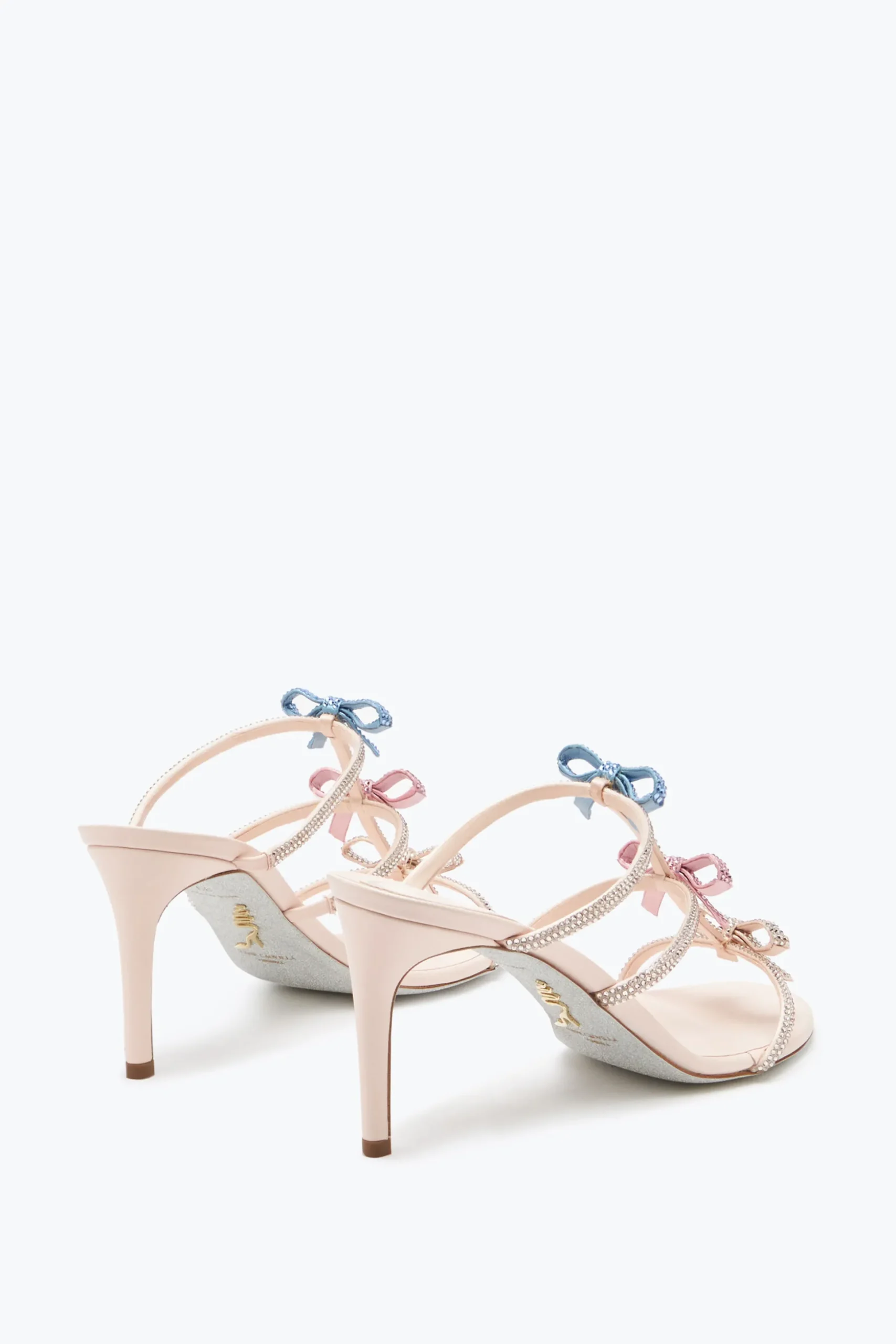 Sandale Caterina avec cristaux multicolores 80