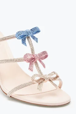 Sandale Caterina avec cristaux multicolores 80